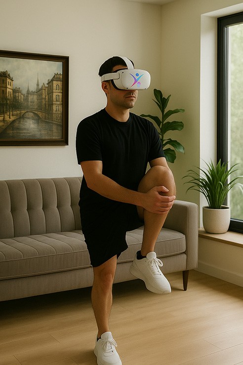 XR physiotherapy and 3D exercise prescription software