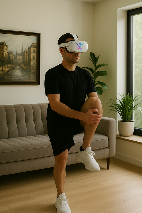 XR physiotherapy and 3D exercise prescription software